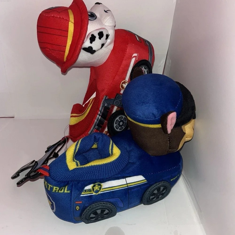 Nickelodeon Paw Patrol Slippers  Toddler 7/8‎ NWT Plush Chase & Marshall